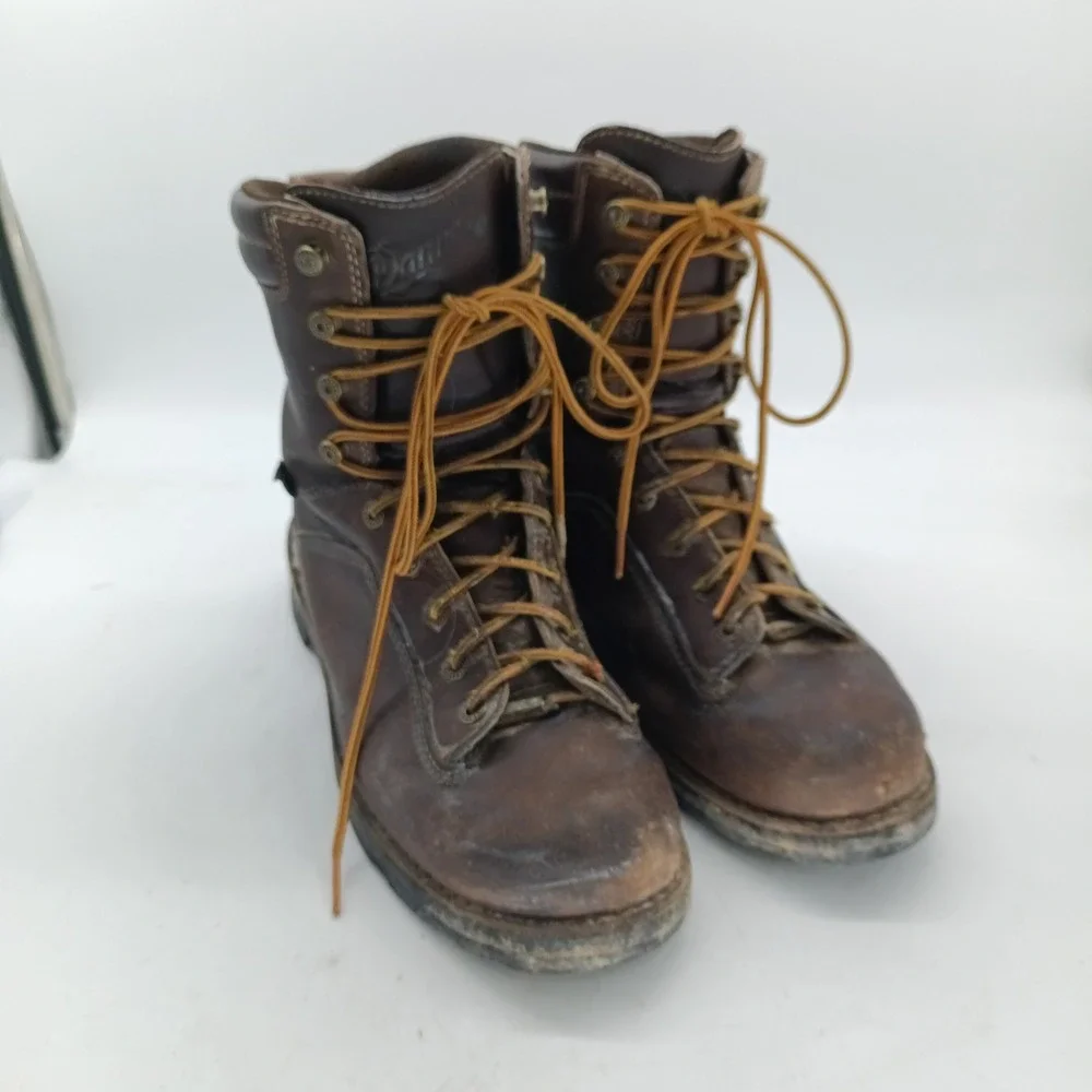 Danner Quarry USA 8 Brown Leather GORE-TEX Work Boots 17305 Mens 10.5 D s15
